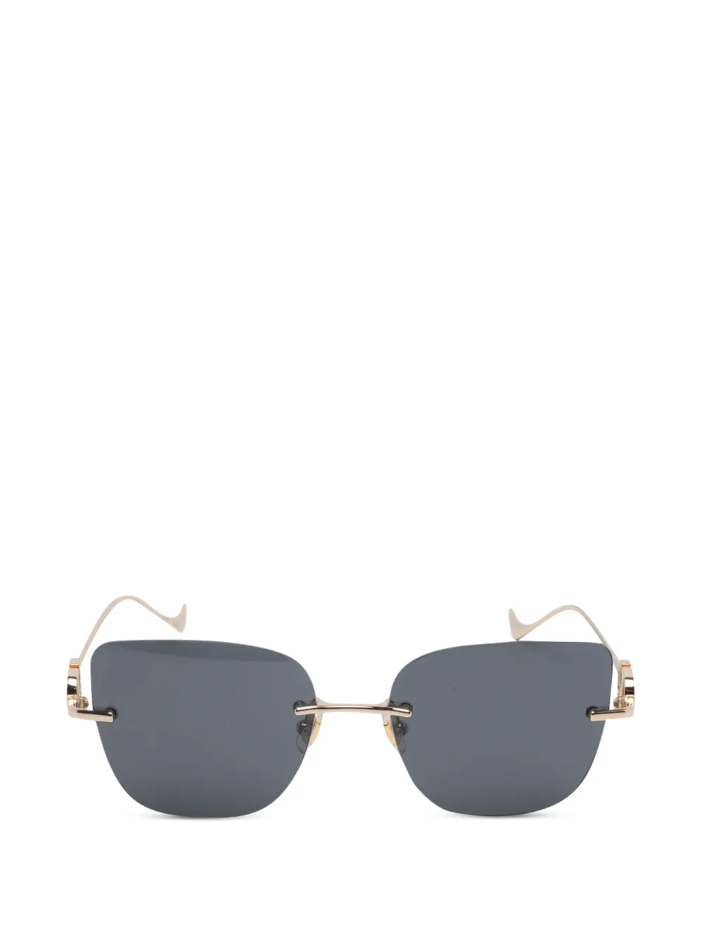 VALENTINO GARAVANI EYEWEAR VLogo Signature square-frame sunglasses - Oro