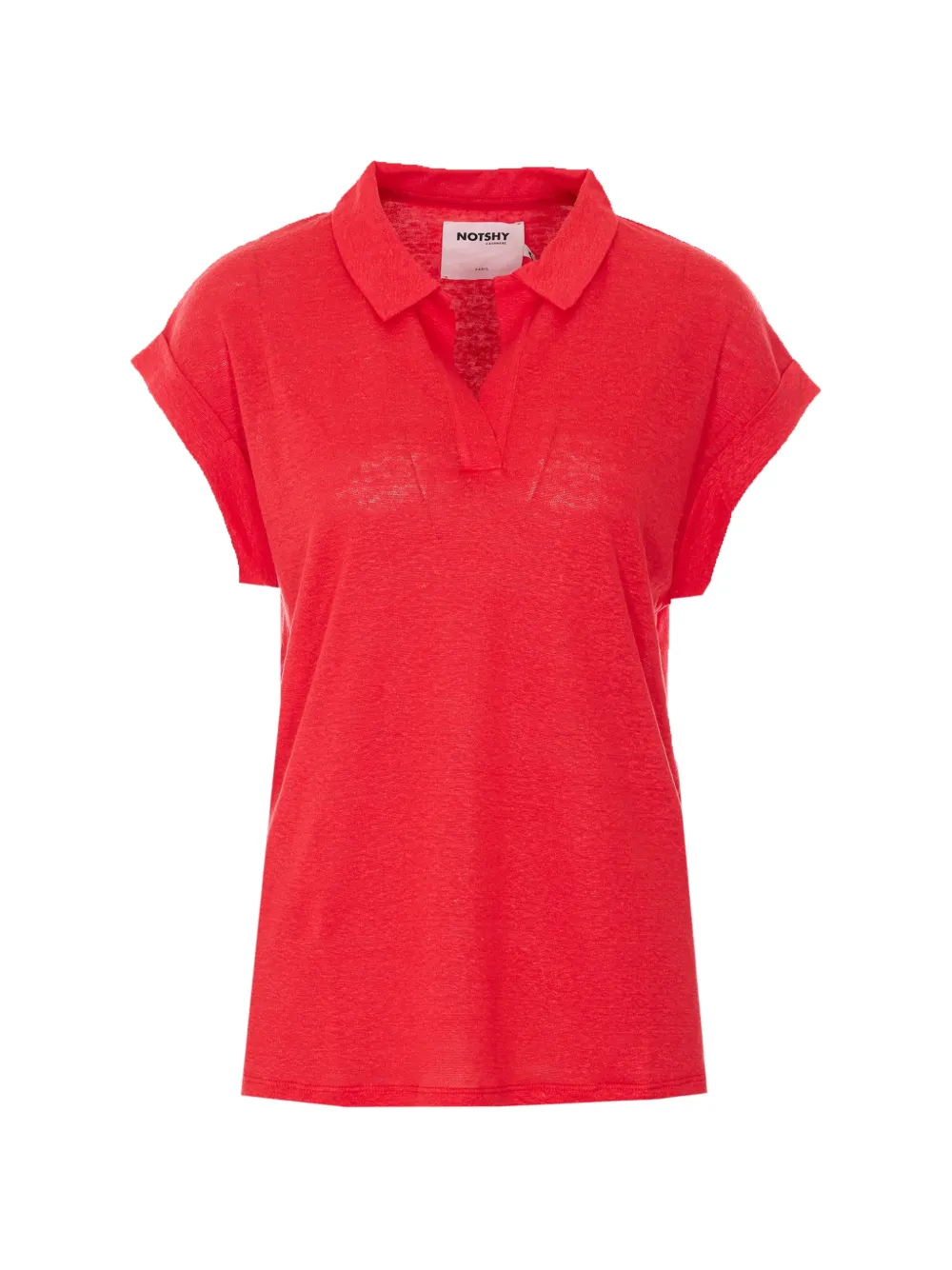NOTSHY Valentina V-neck T-shirt - Rosso