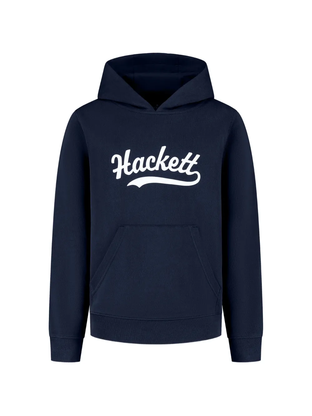 Hackett Kids logo-print hoodie - Blu