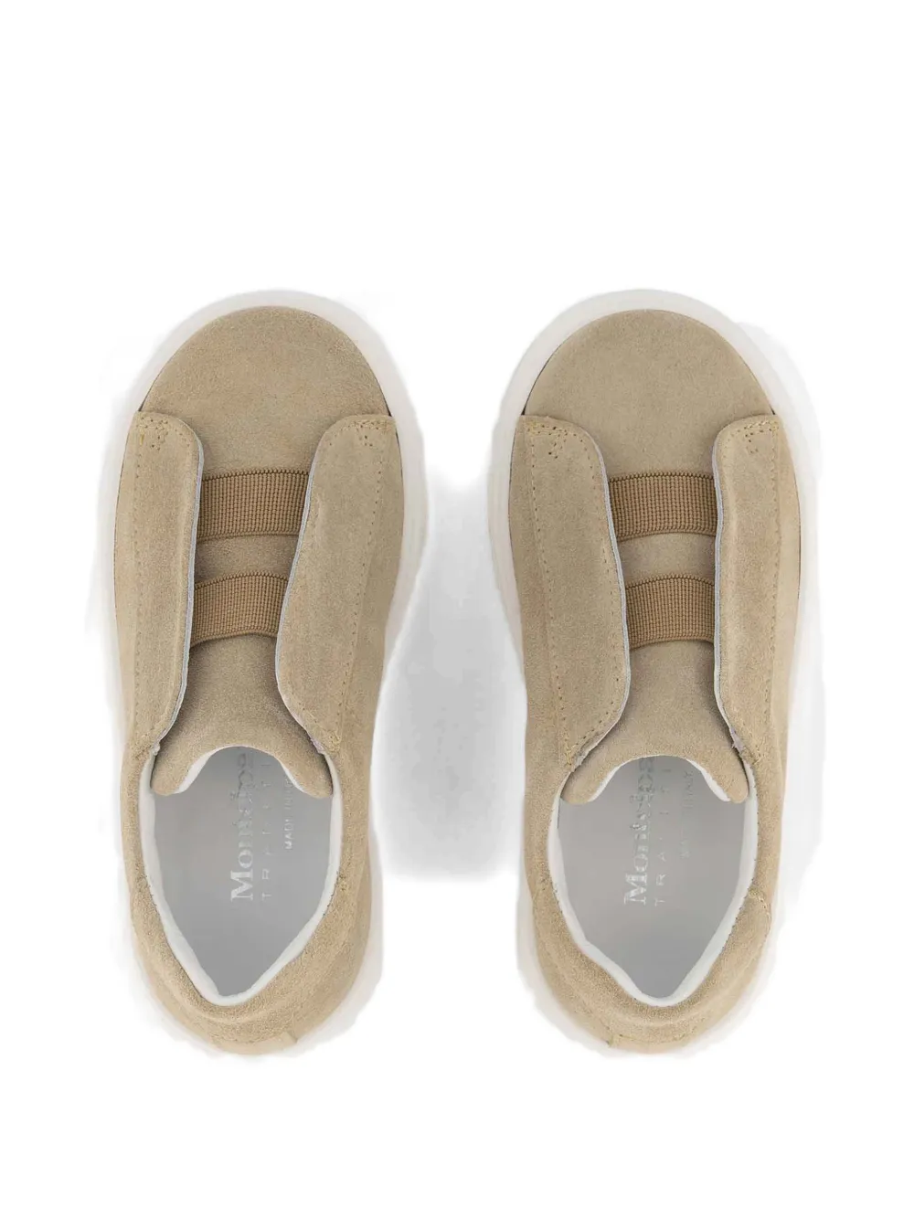 Andrea Montelpare suede slip-on sneakers Beige
