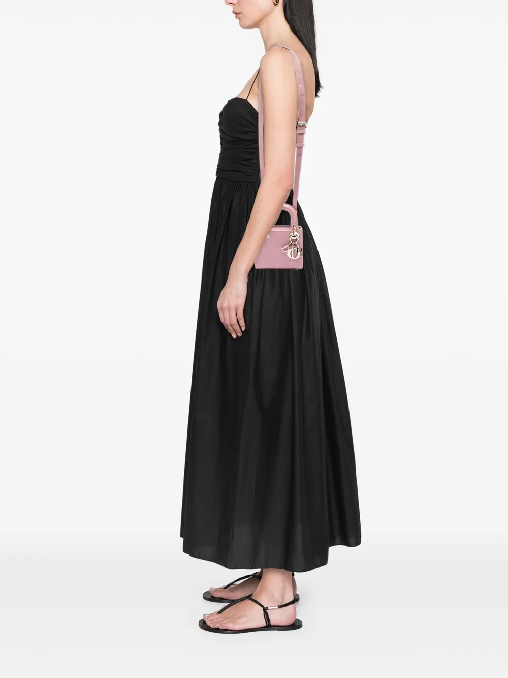 Christian Dior Pre-Owned 2022 マイクロ パテント カナージュ レディ