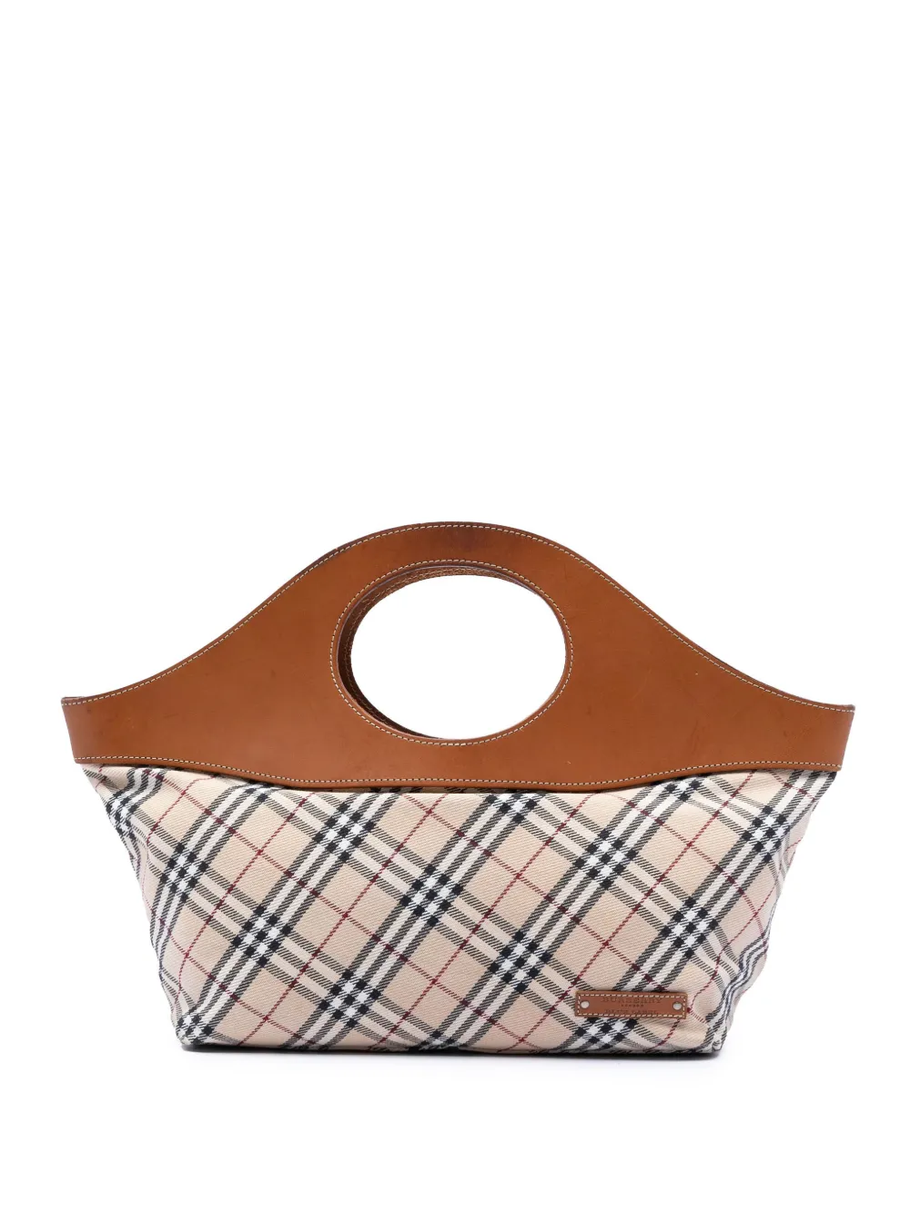 Burberry Pre-Owned 2000-2017 Nova Check Canvas handbag - Nude