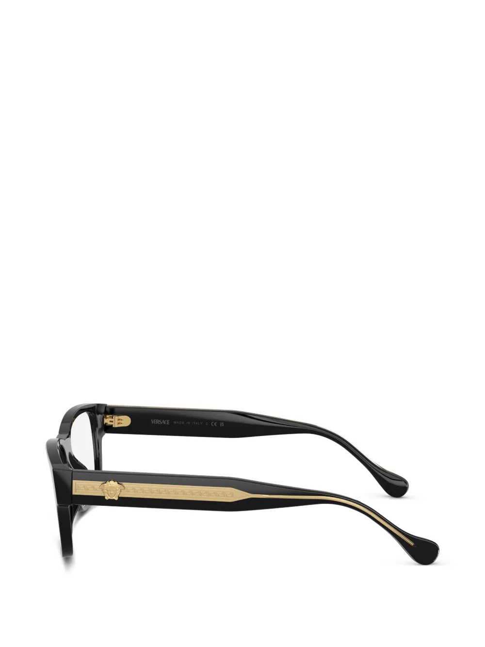 Versace Eyewear rechthoekig montuur Zwart
