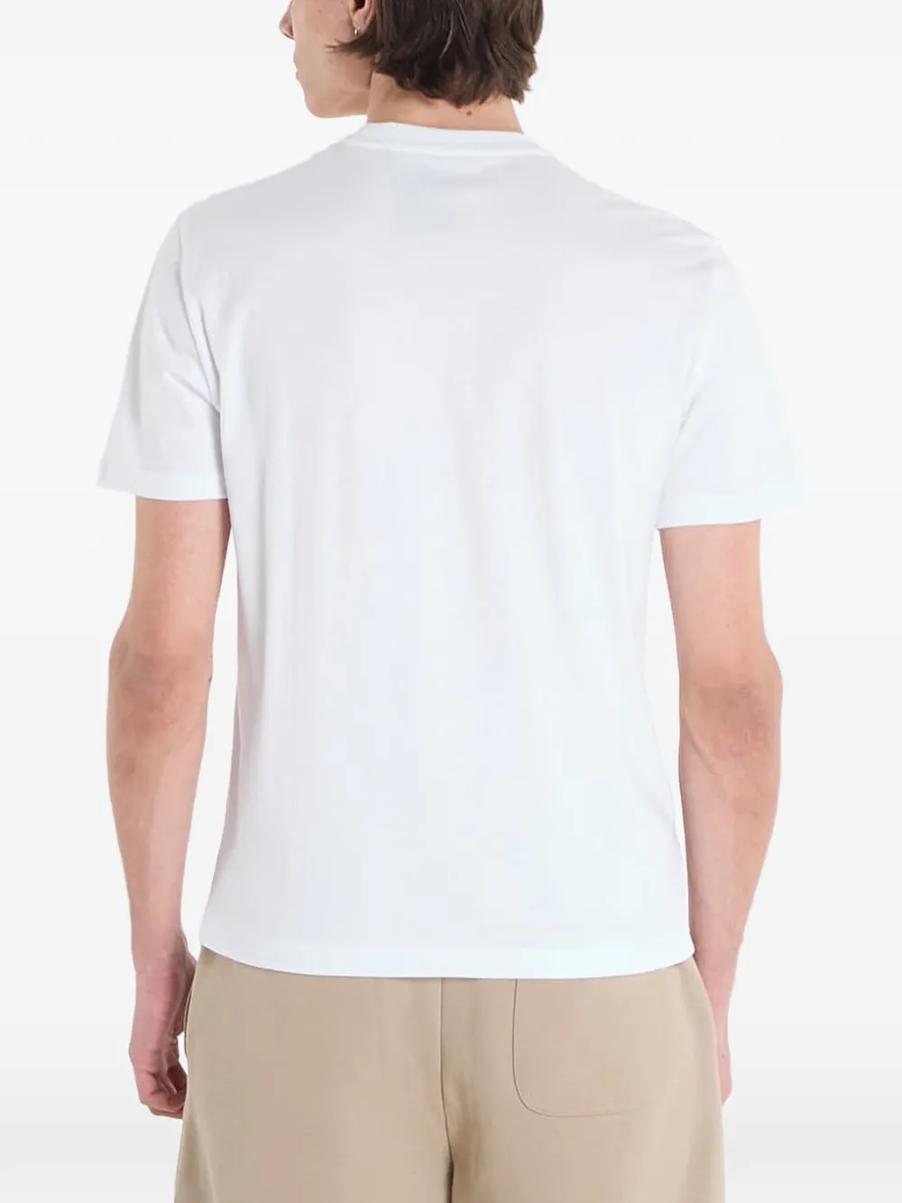 Ea7 Emporio Armani T-shirt met logoprint Wit