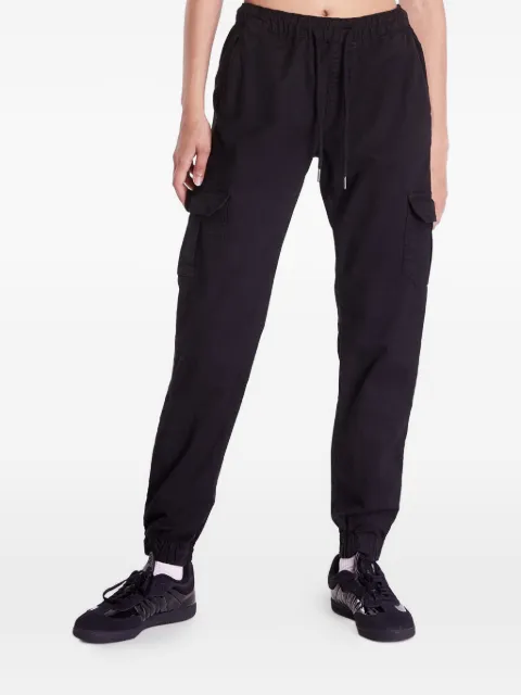 Urban Classics drawstring-waist cargo-pockets cotton track pants
