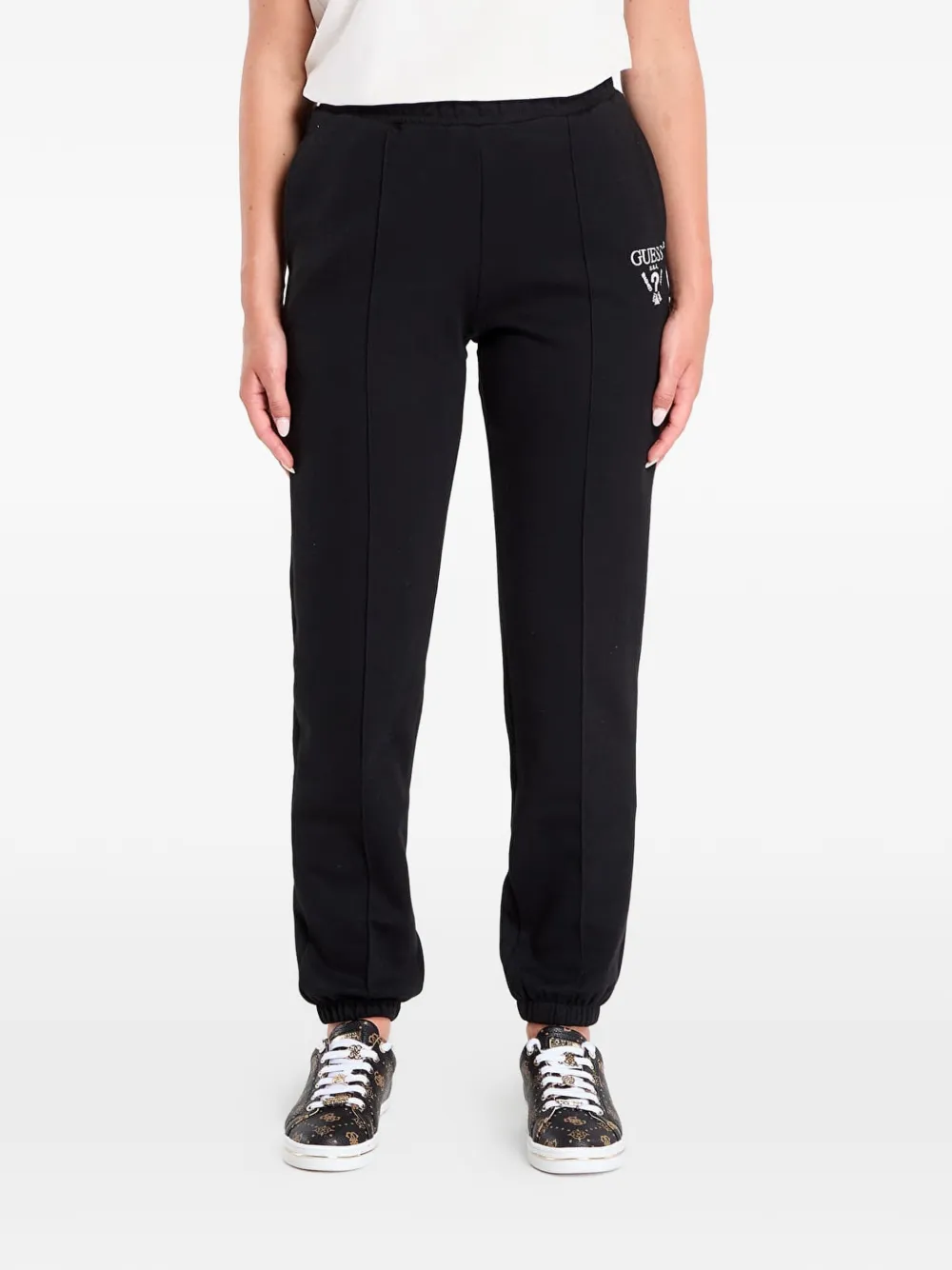 GUESS USA Pantaloni sportivi Roberta con logo - Nero