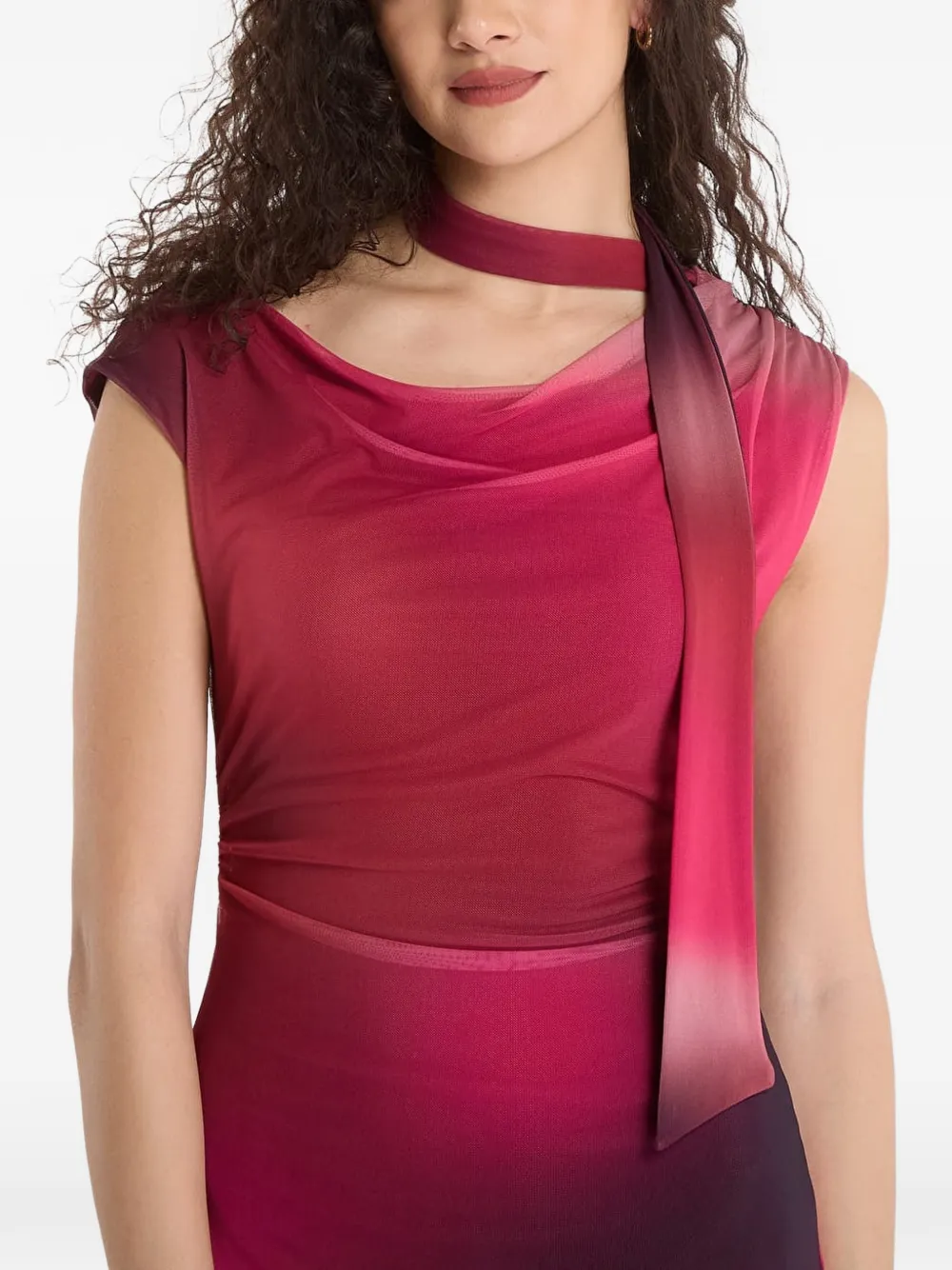 Desigual Mini-jurk met abstracte print Rood