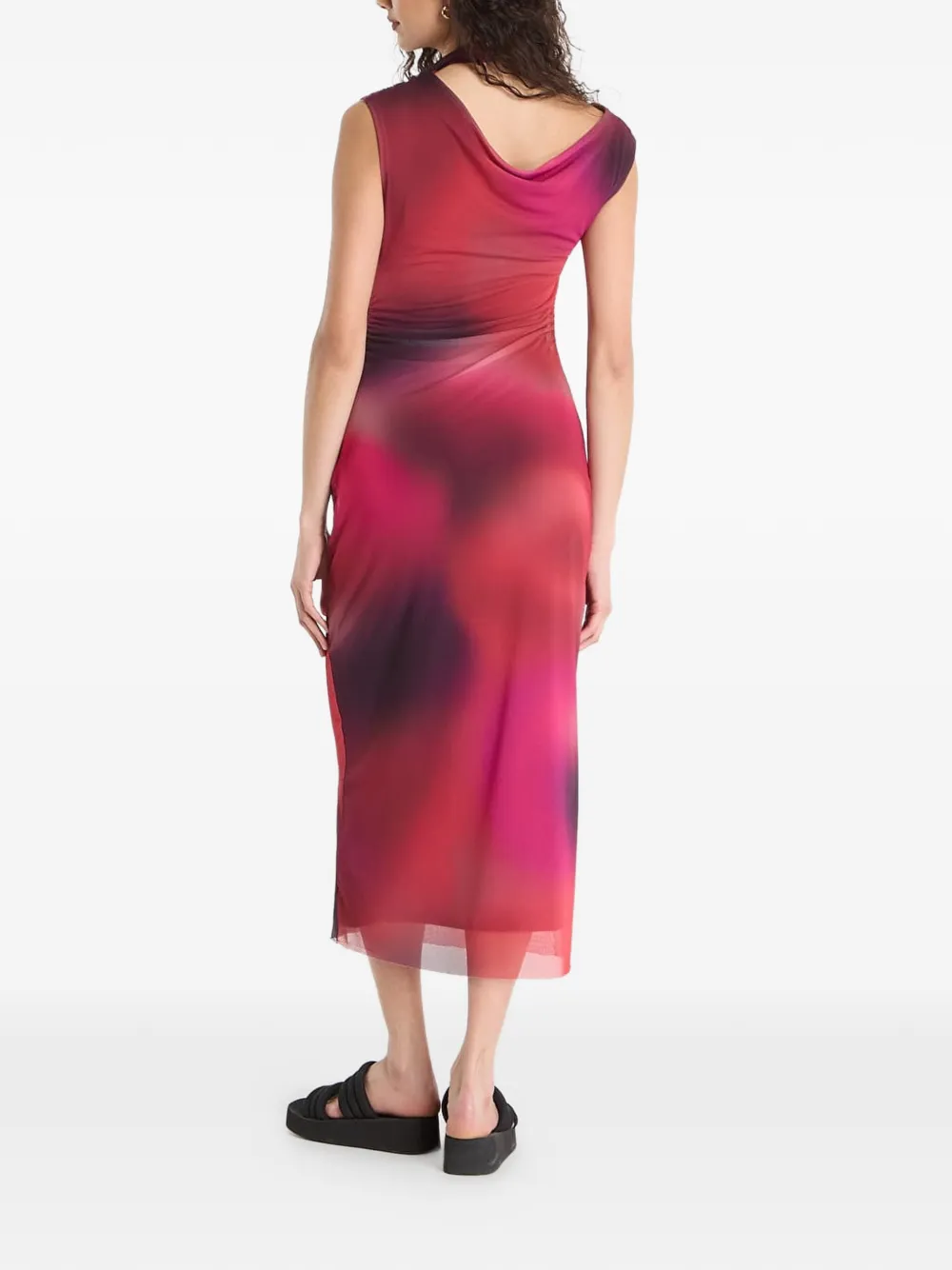 Desigual Mini-jurk met abstracte print Rood