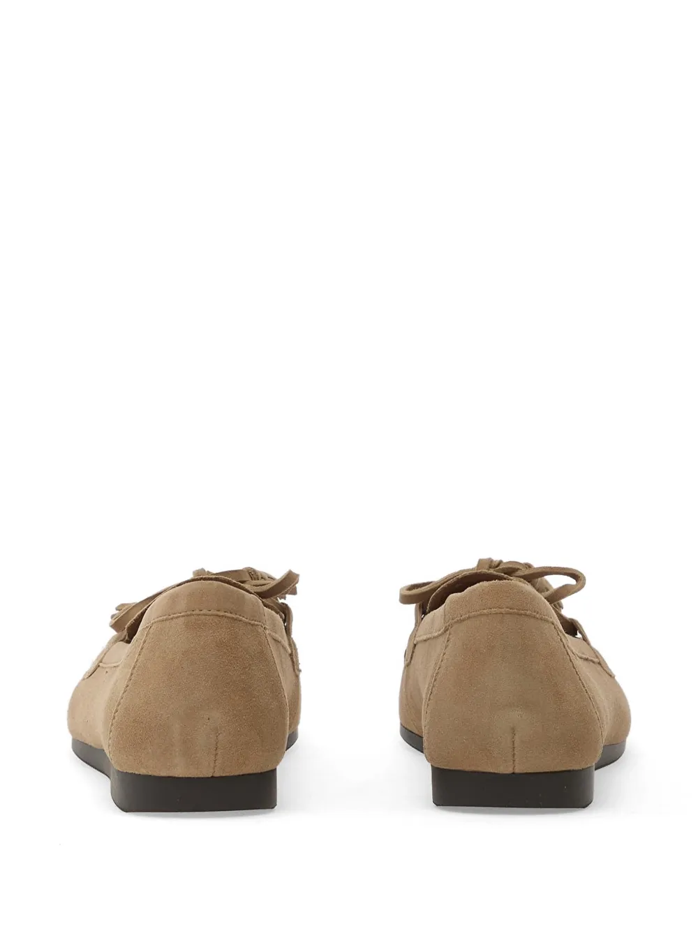 VAGABOND Hillary tassel bow ballet flats Beige