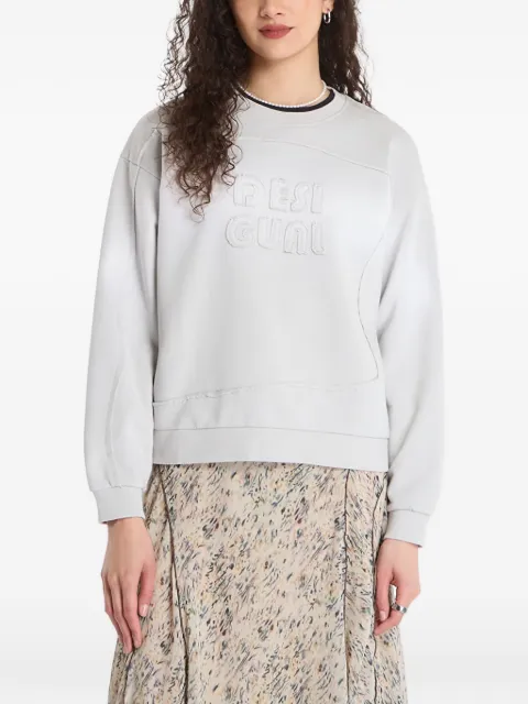 Desigual logo-embroidered sweatshirt