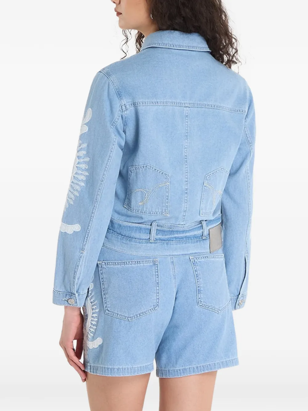 Desigual Denim jack Blauw