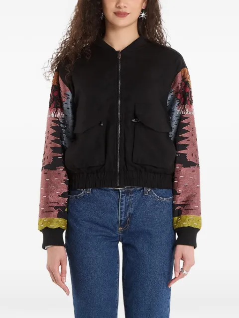 Desigual zip-fastening pocket jacket
