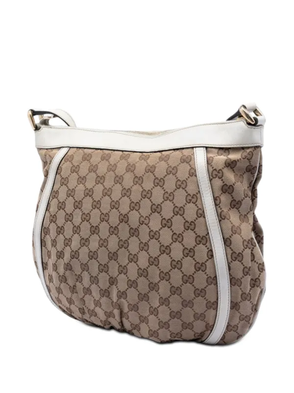 GUCCI アビー GGキャンバス Dリング ショルダーバッグ Gucci Pre-Owned 2016-2026 GGキャンバス アビー Dリング ショルダー