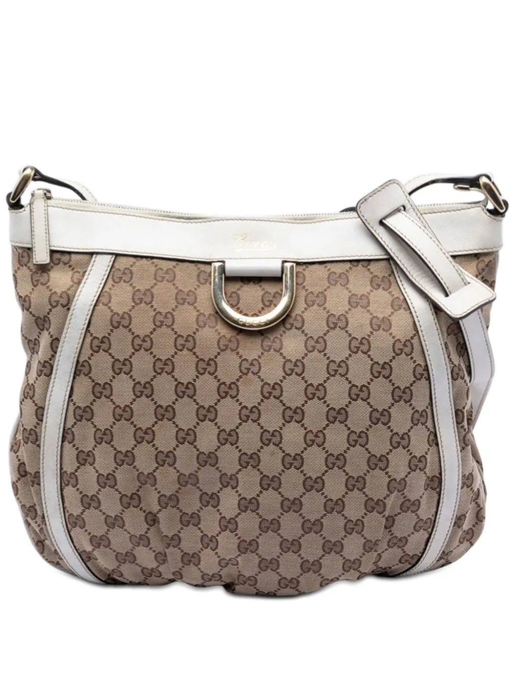 Gucci Pre-Owned 2016-2026 GG Canvas Abbey D Ring crossbody bag - Toni neutri