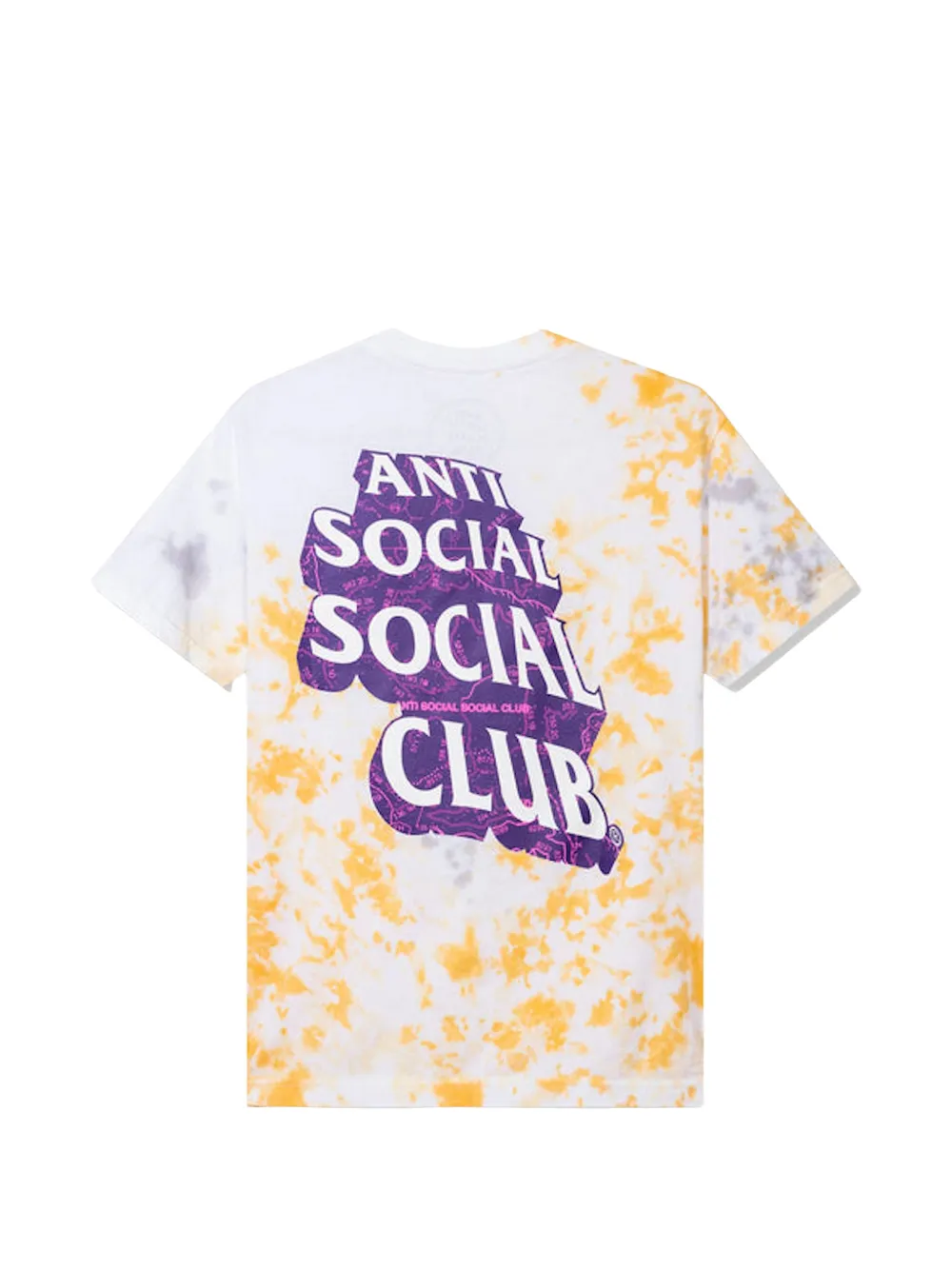 Anti Social Social Club Quest For Love T-shirt met tie-dye print - Wit