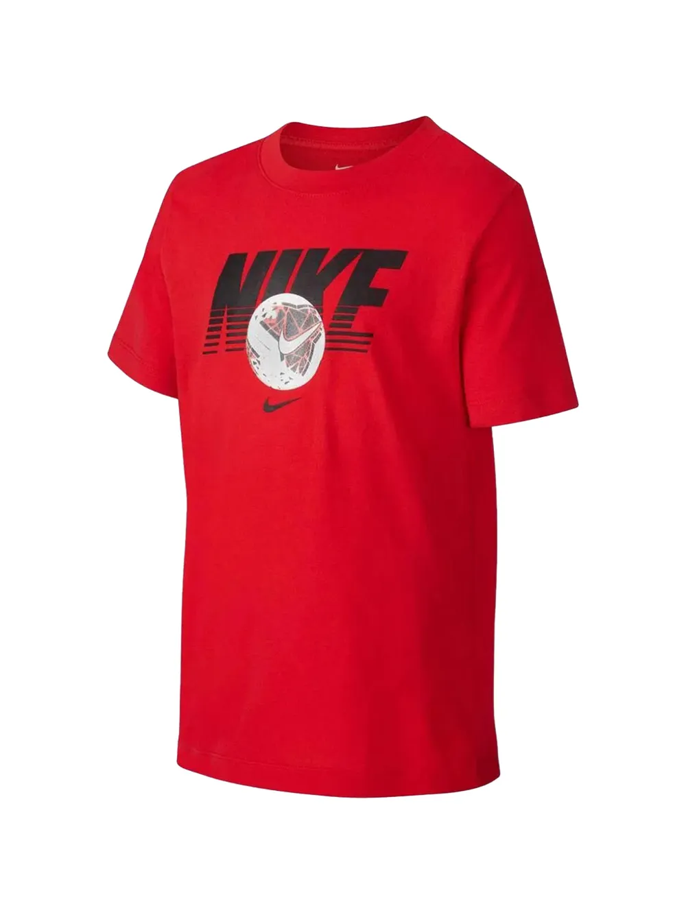 Nike Kids Soccer Ball graphic-print T-shirt - Rosso