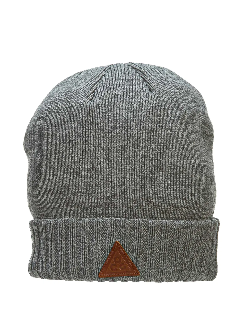 Nike ACG logo-patch cuffed beanie hat - Grigio