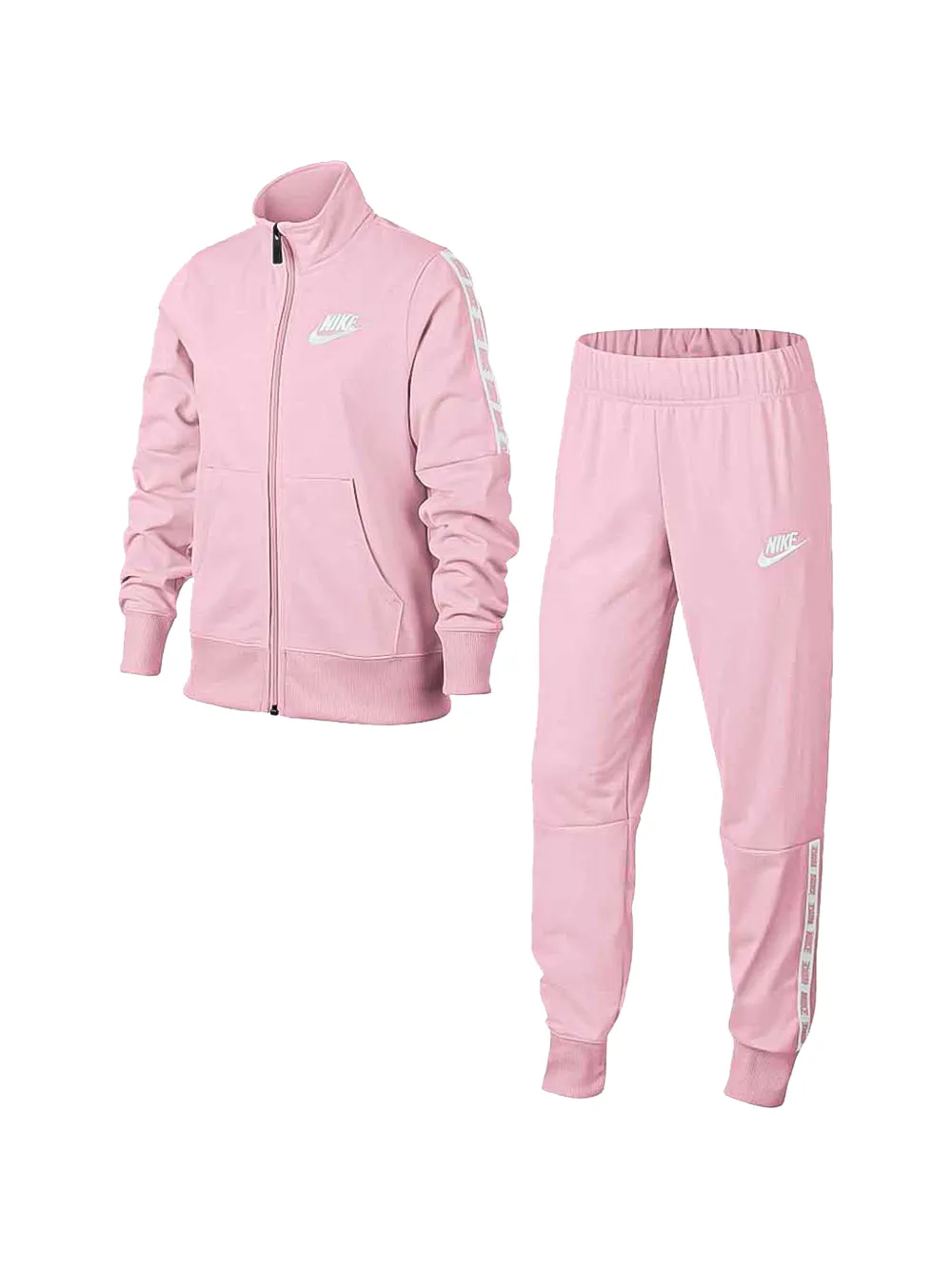 Nike Kids logo-print tracksuit set - Rosa