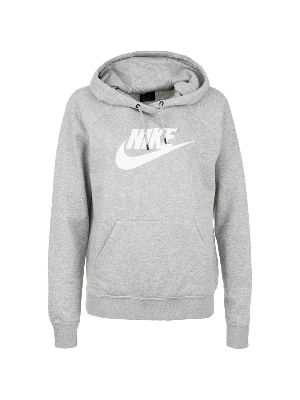 Nike logo-print drawstring hoodie - Grigio