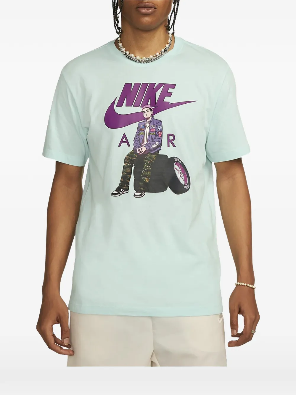 Nike graphic-print T-shirt - Grün