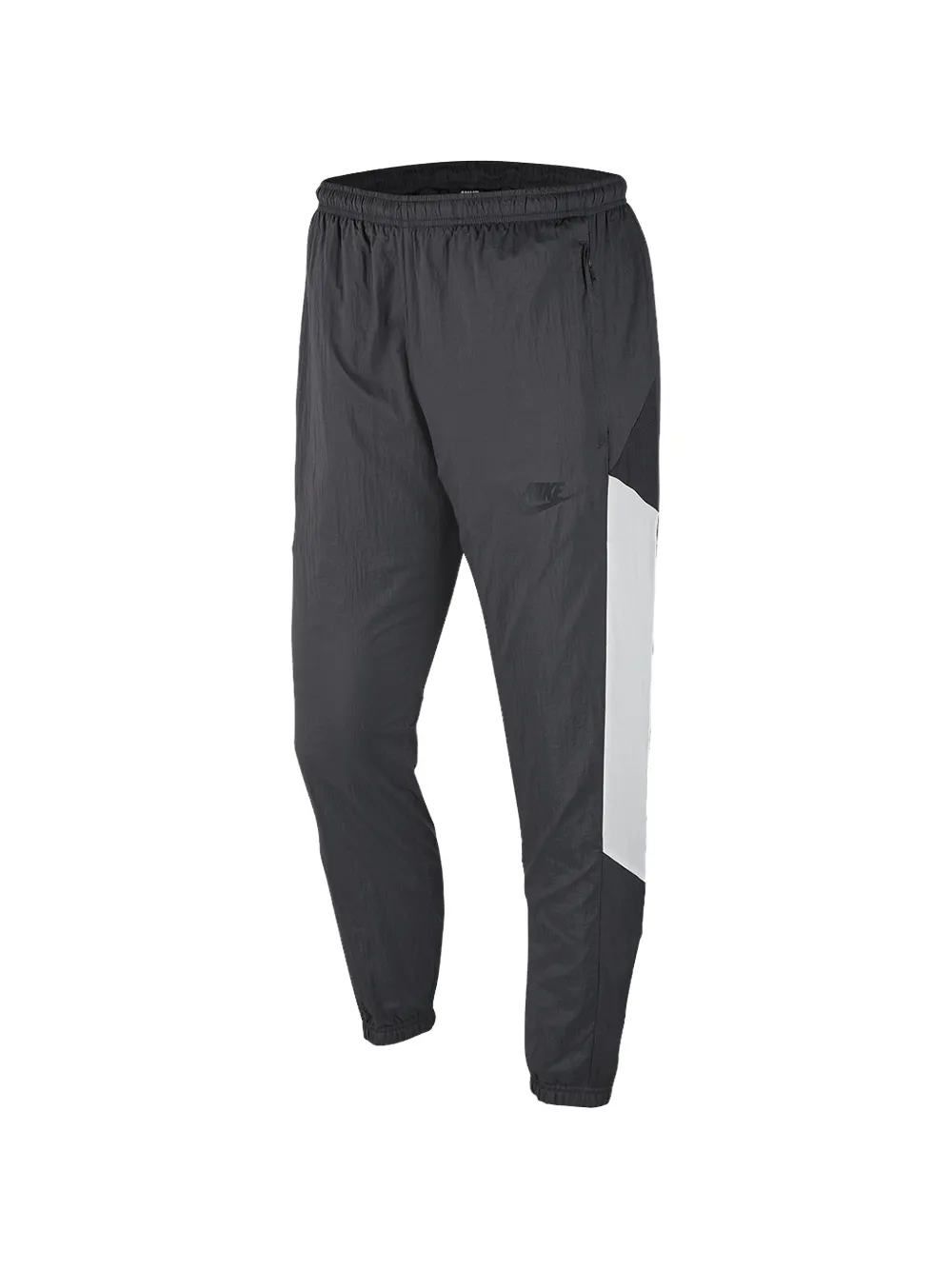 Nike logo-print colour-block track pants - Grigio