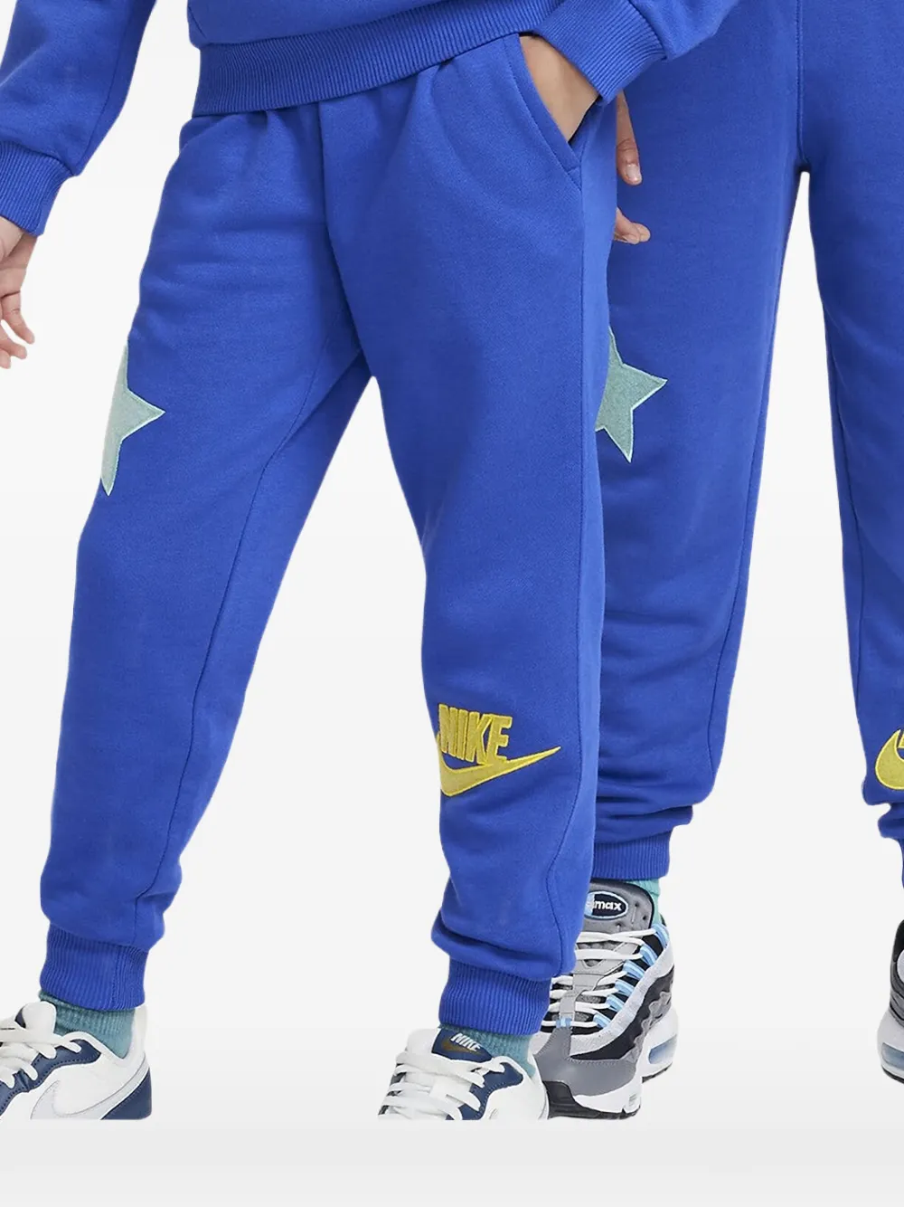Nike Sportswear Club logo-print track pants - Blu