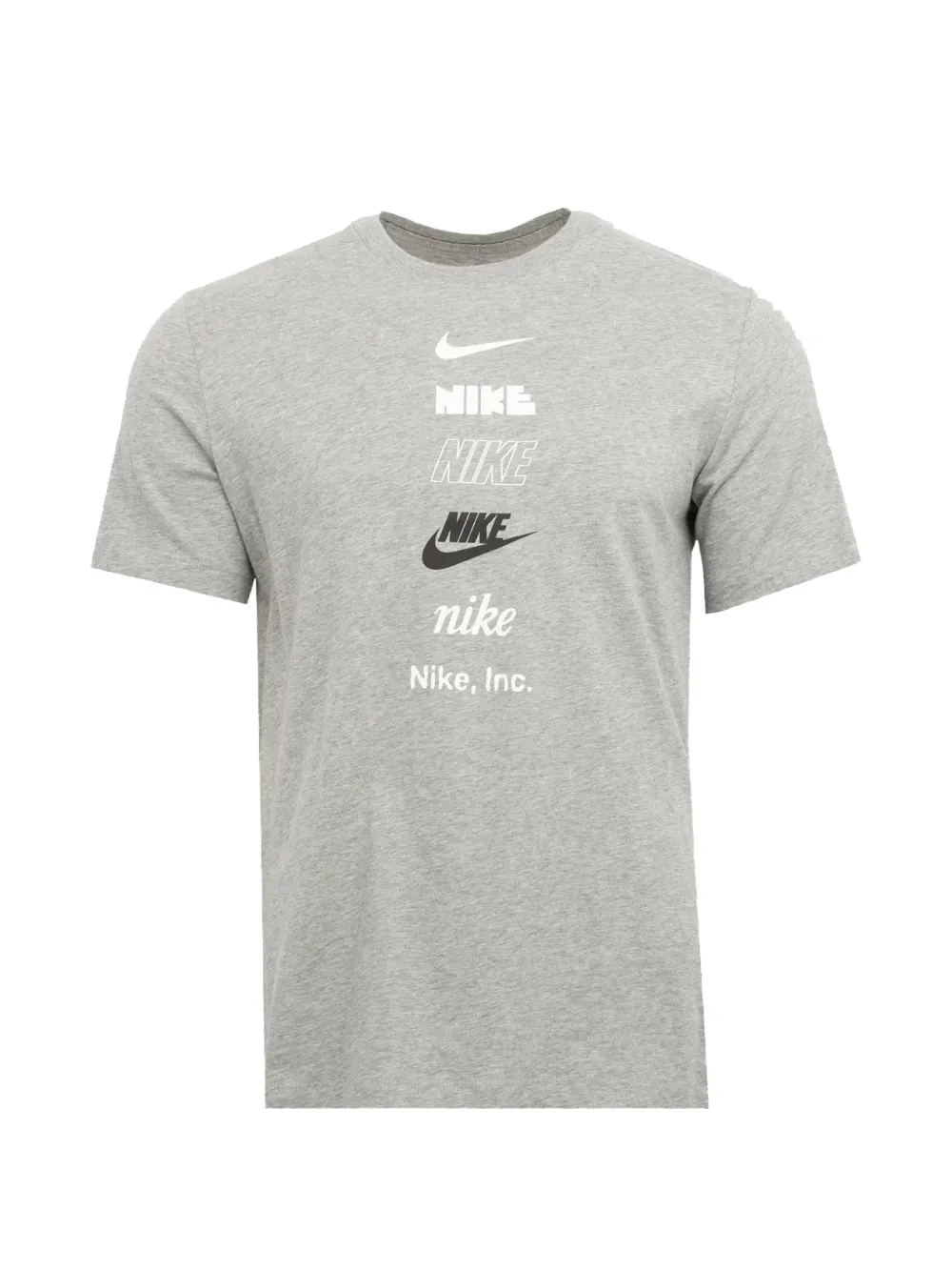 Nike Sportswear Club logo-print T-shirt - Grau