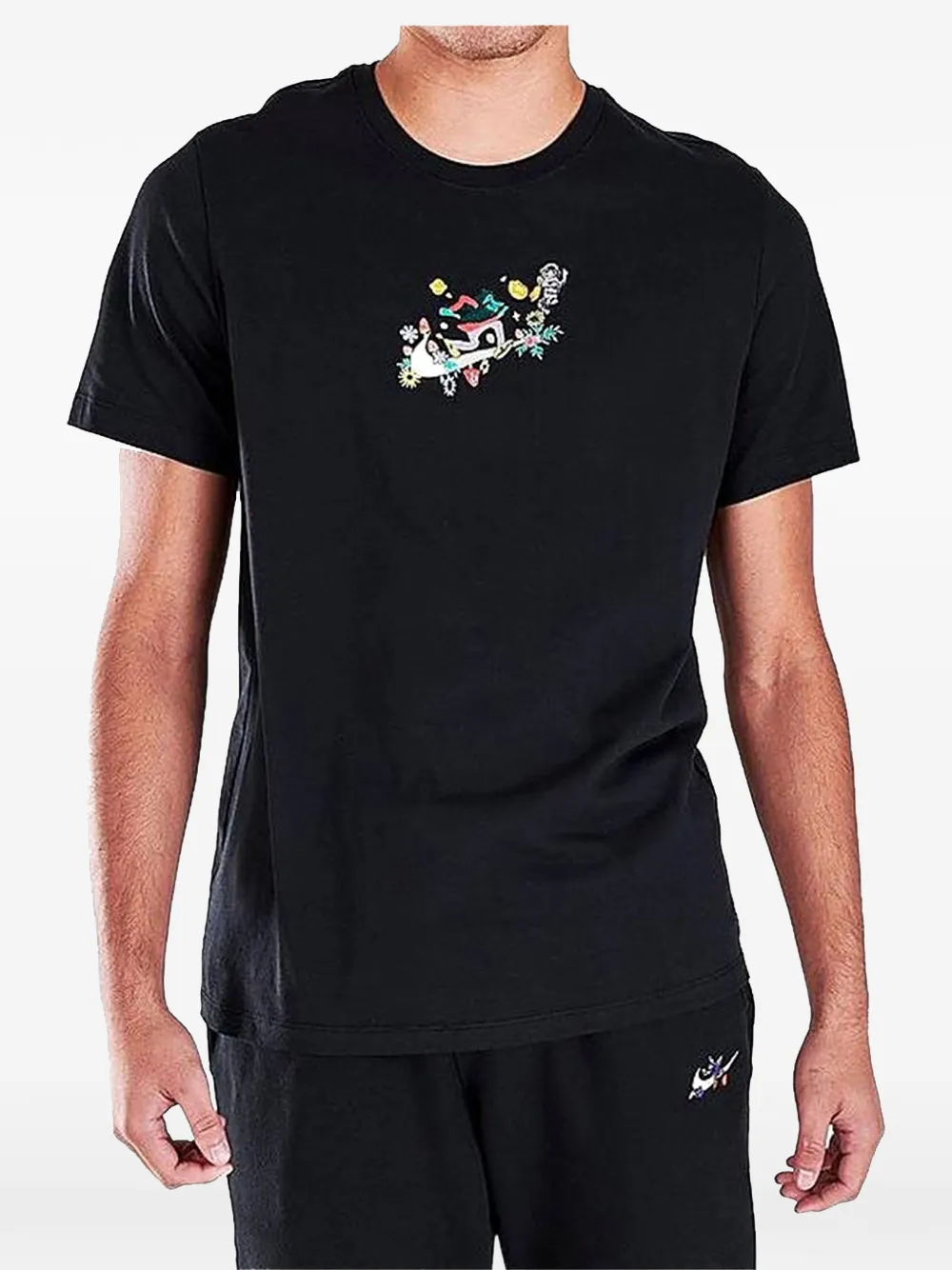Nike graphic-print T-shirt - Schwarz