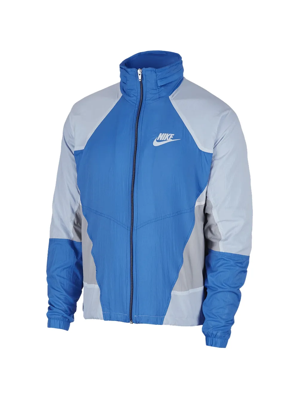 Nike hooded woven zip-up jacket - Blau
