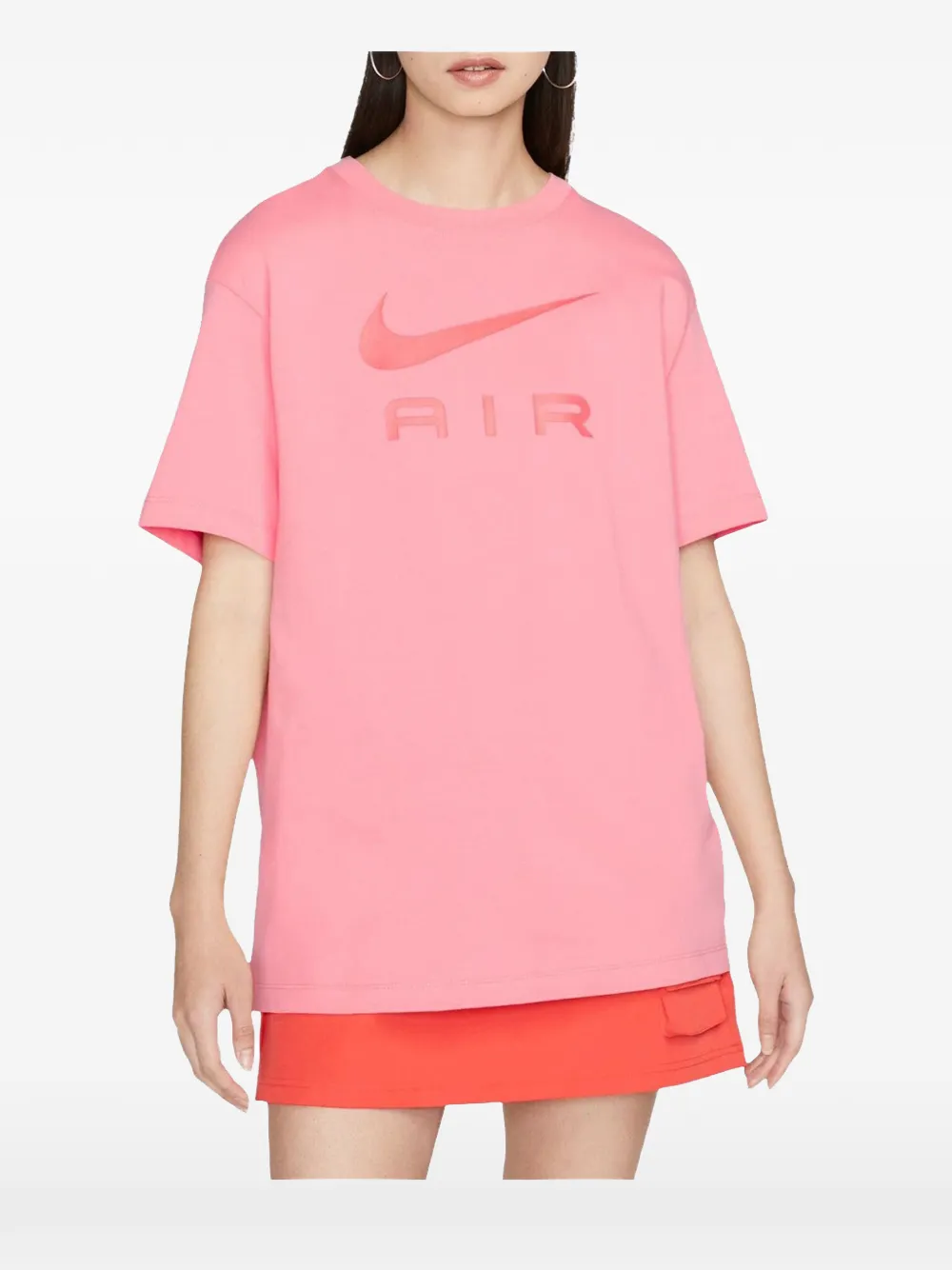 Nike Air logo-print T-shirt - Rosa