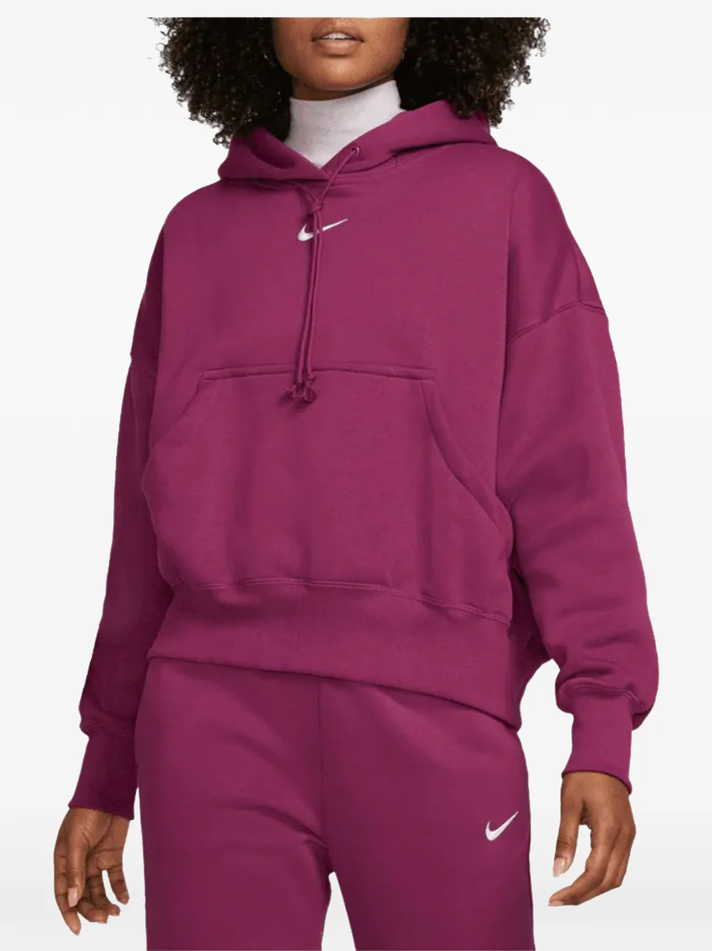 Nike Phoenix Fleece oversized hoodie - Violett