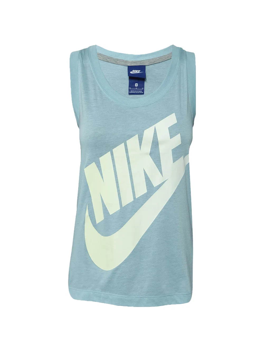 Nike logo-print tank top - Blu
