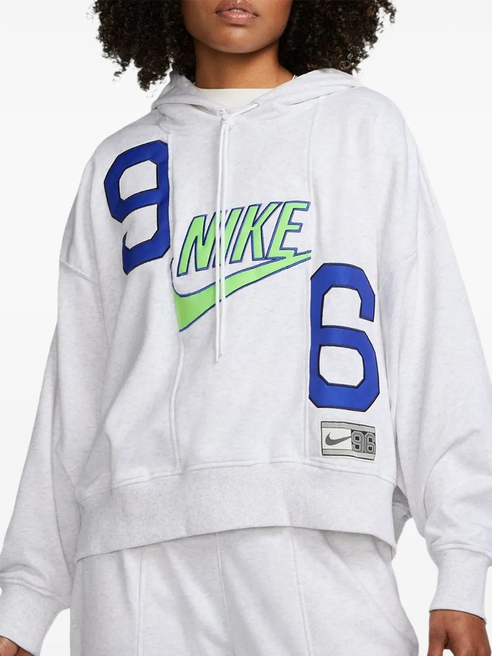 Nike Circa 96 logo-print hoodie - Grau