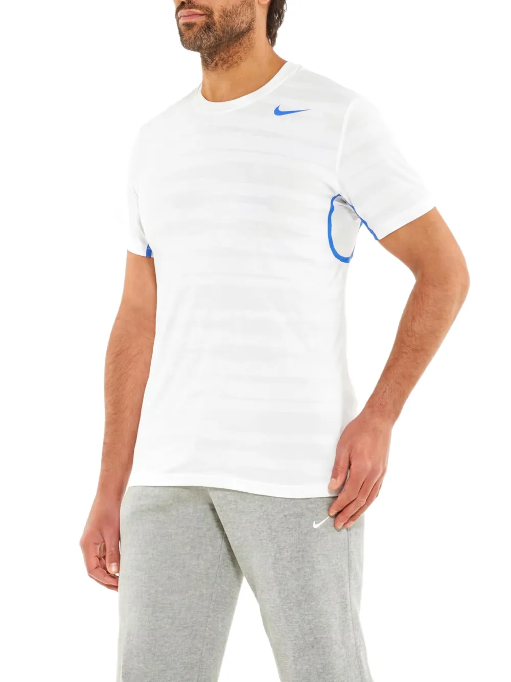 Nike T-shirt met logoprint Wit