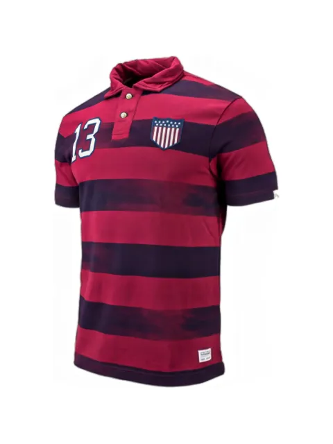 Nike USA Covert striped polo shirt