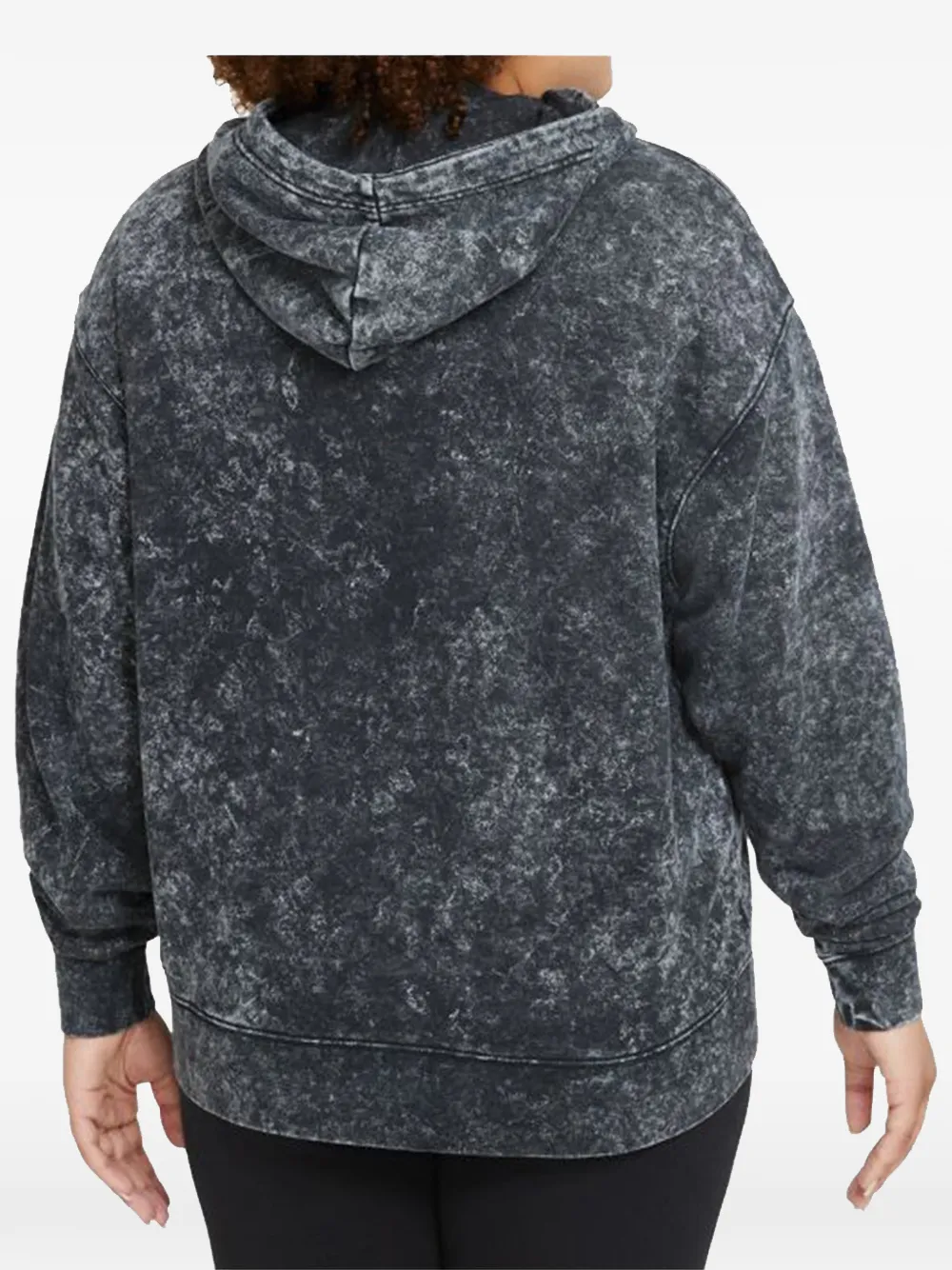 Nike Fleece hoodie met verwassen effect Zwart