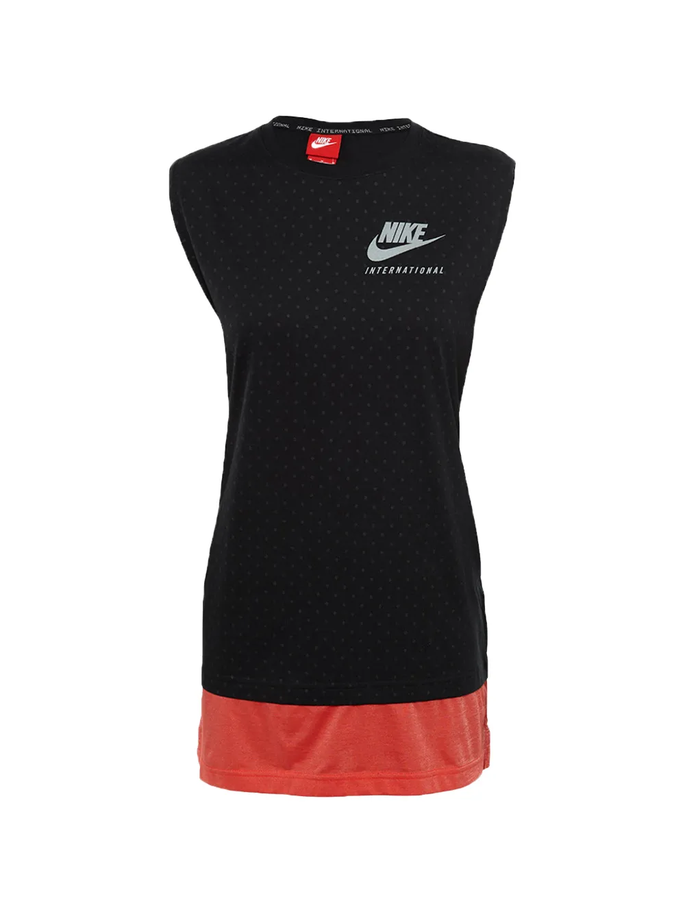 Nike International layered tank top - Nero
