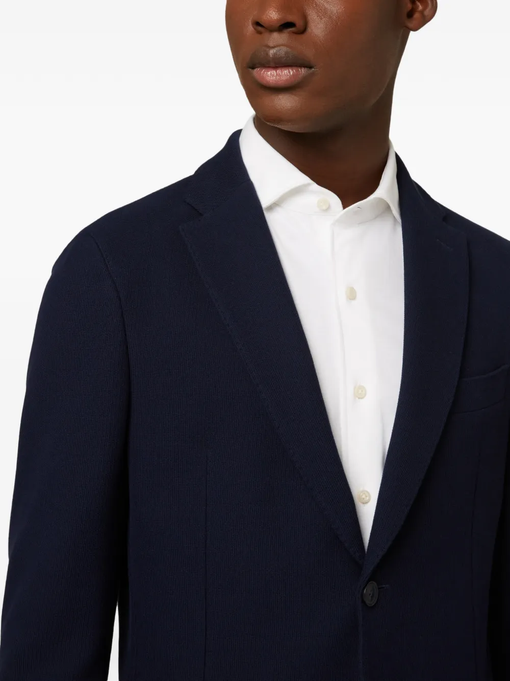 Boggi Milano Blazer met lange mouwen en knopen Blauw
