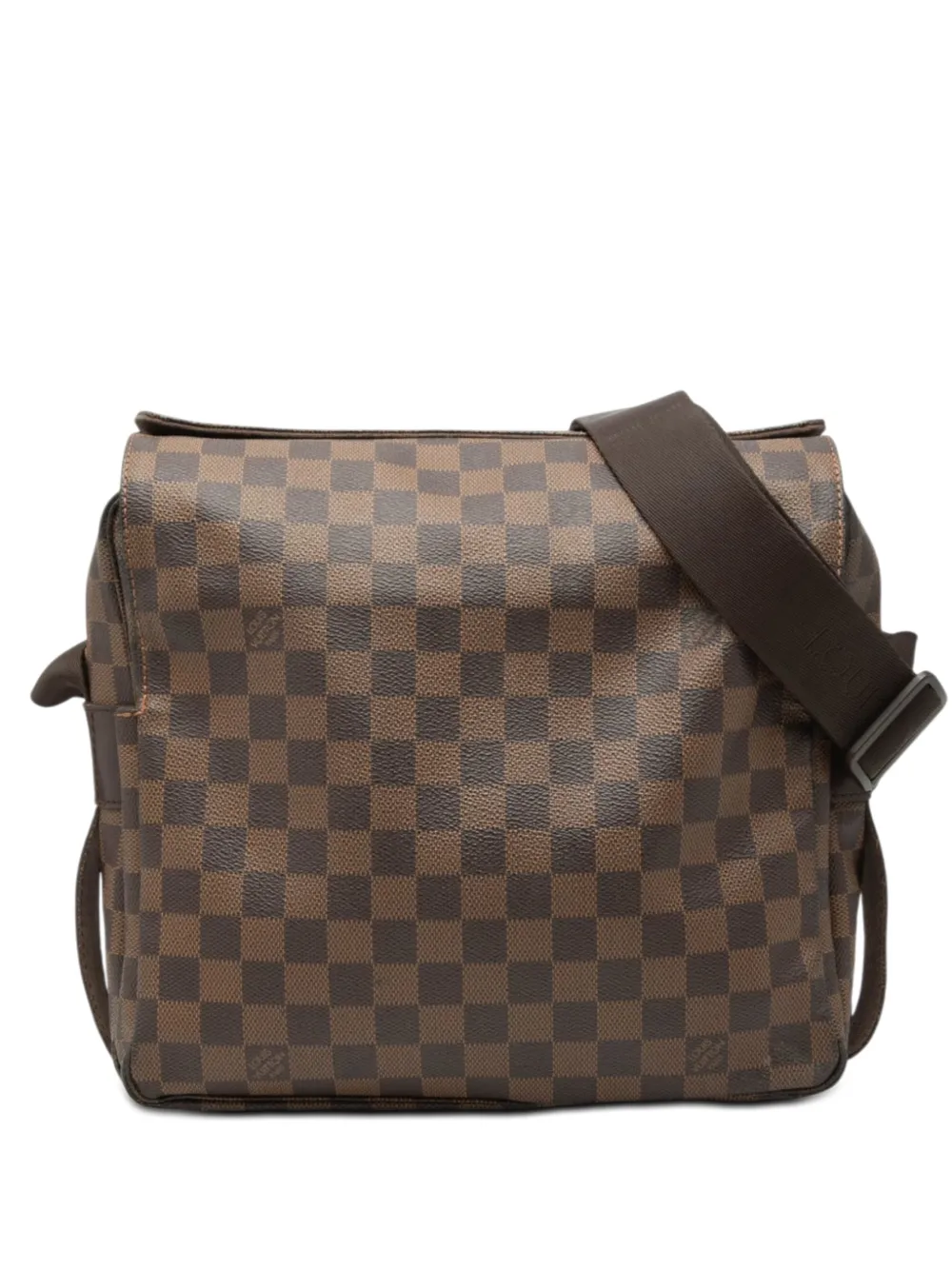 Louis Vuitton Pre-Owned 2008 Damier Ebene Naviglio crossbody bag - Marrone