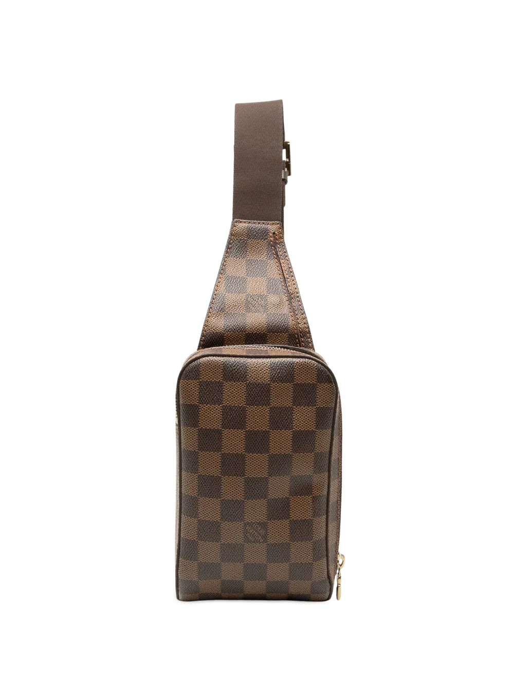 Louis Vuitton Pre-Owned 2009 Damier Ebene Geronimos crossbody bag - Braun
