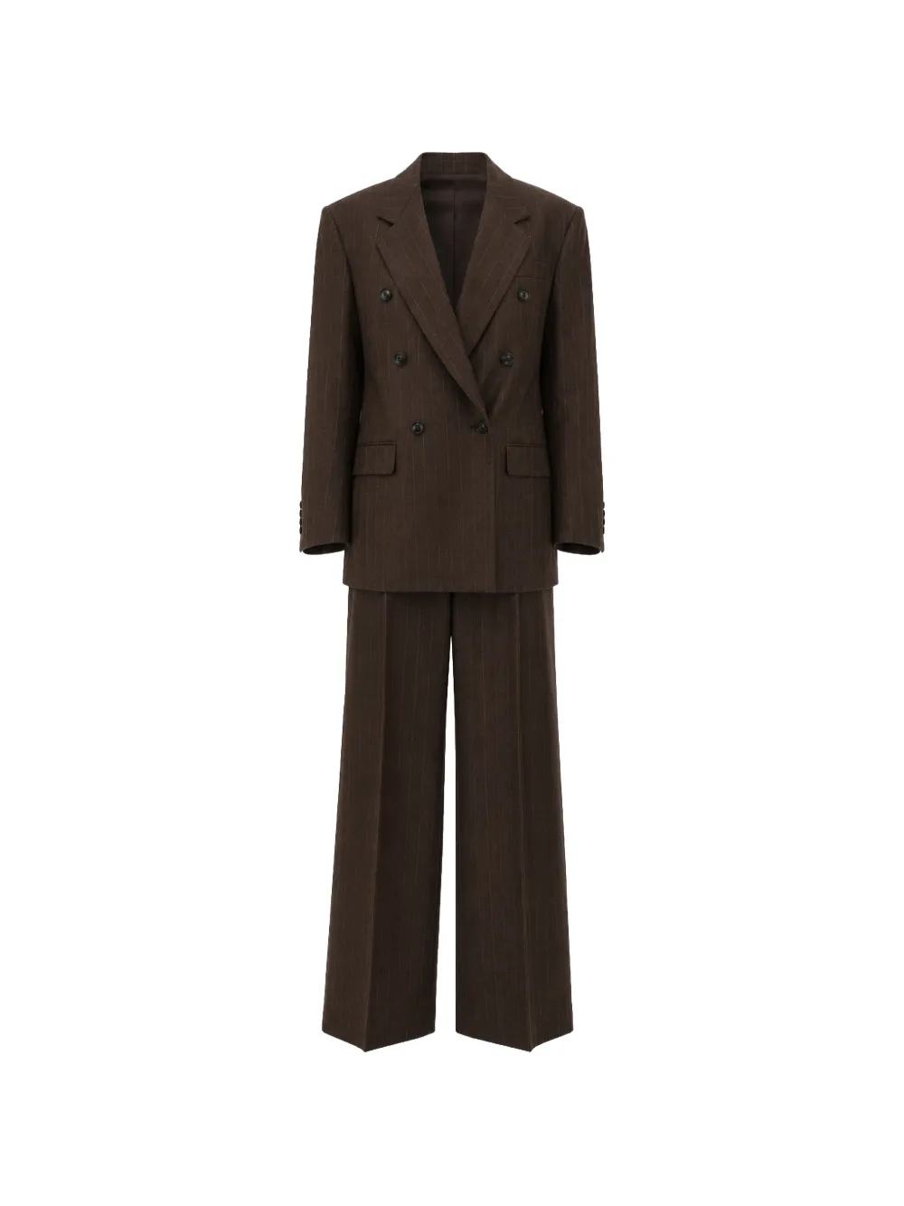 Tagliatore pinstripe double-breasted suit - Marrone