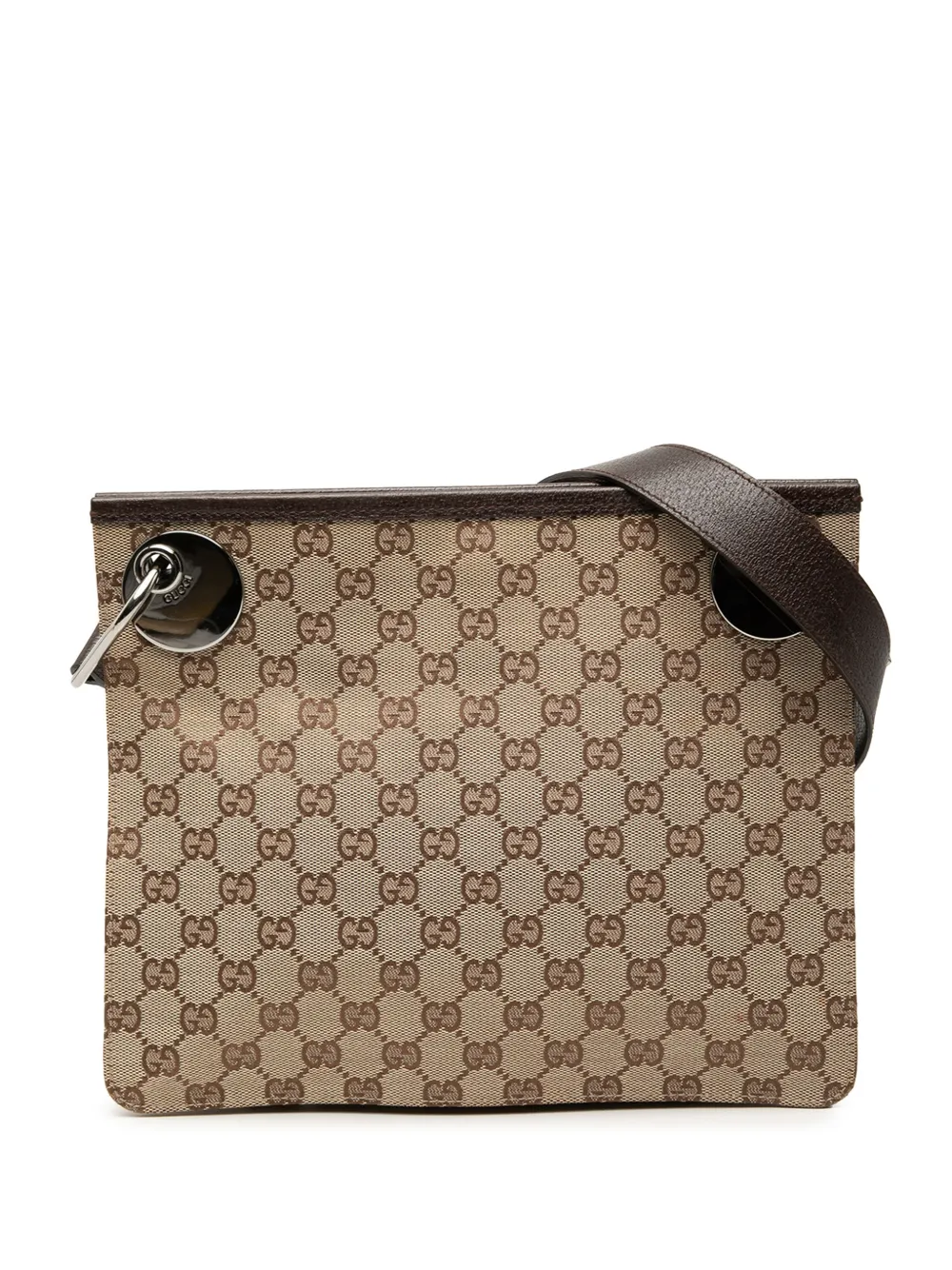 Gucci Pre-Owned 2000-2015 GG Canvas Eclipse crossbody bag - Toni neutri