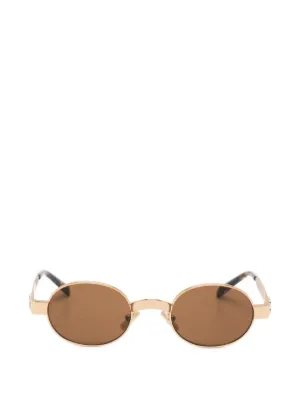 Miu Miu Eyewear リムレス サングラス | ゴールドトーン | FARFETCH JP