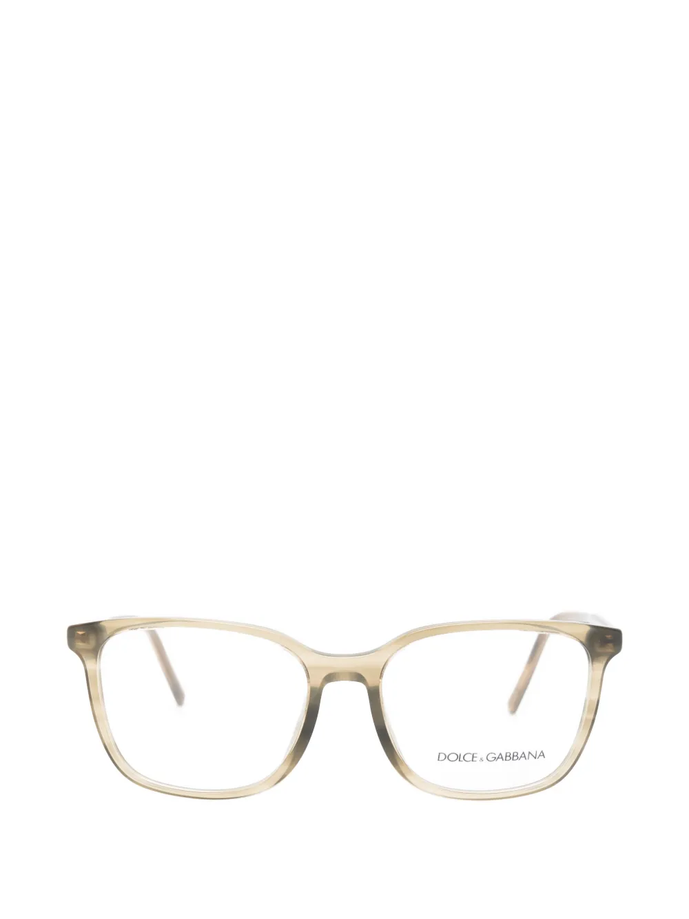 Dolce & Gabbana Eyewear rectangle-frame glasses - Toni neutri