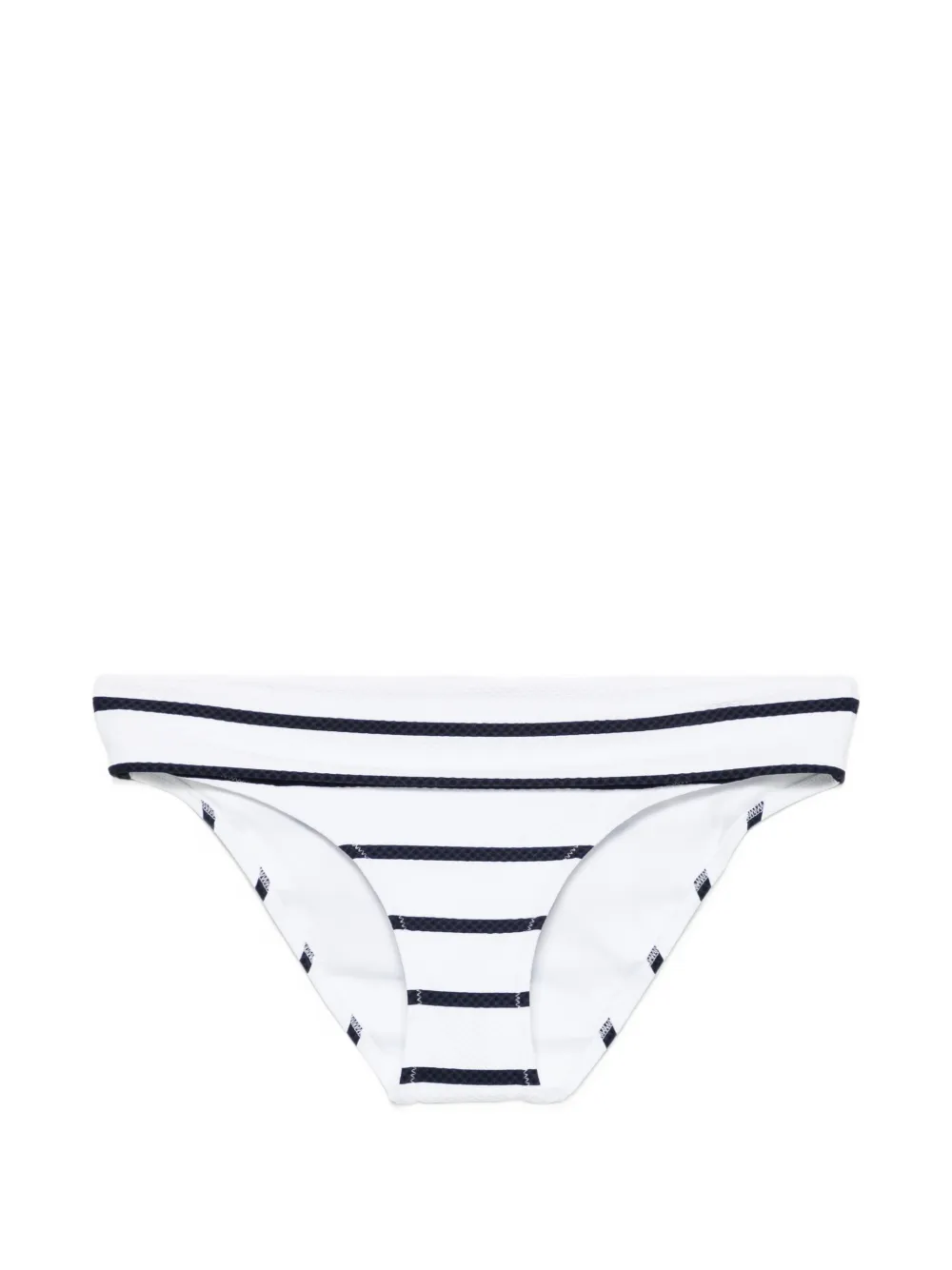 Heidi Klein Slip bikini a righe - Bianco