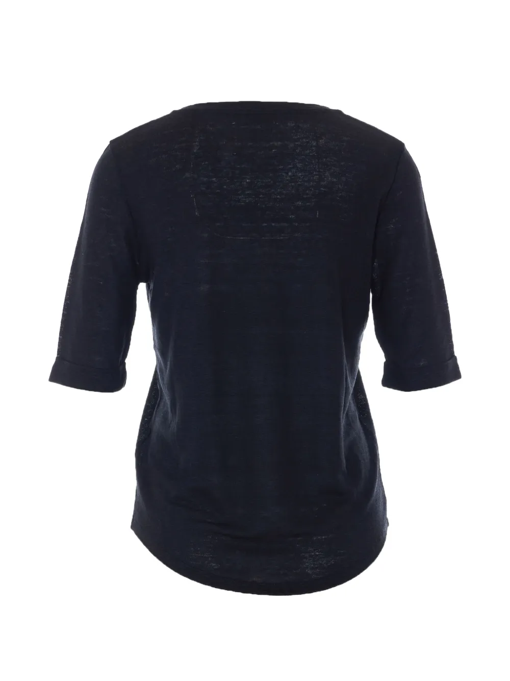 NOTSHY Romana T-shirt met V-hals Zwart