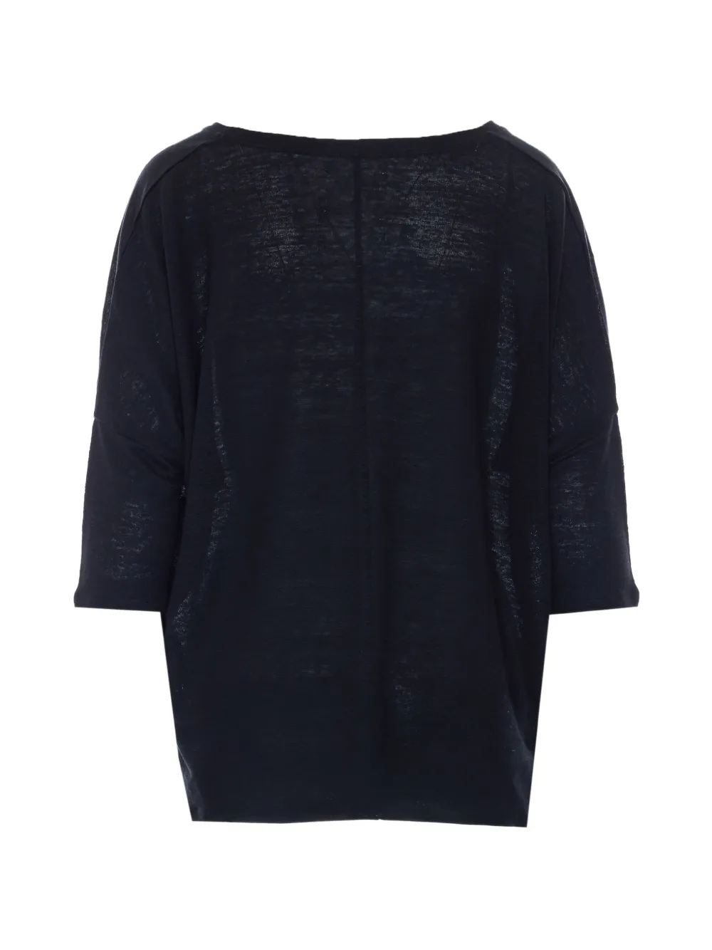 NOTSHY Emilie T-shirt met V-hals Zwart