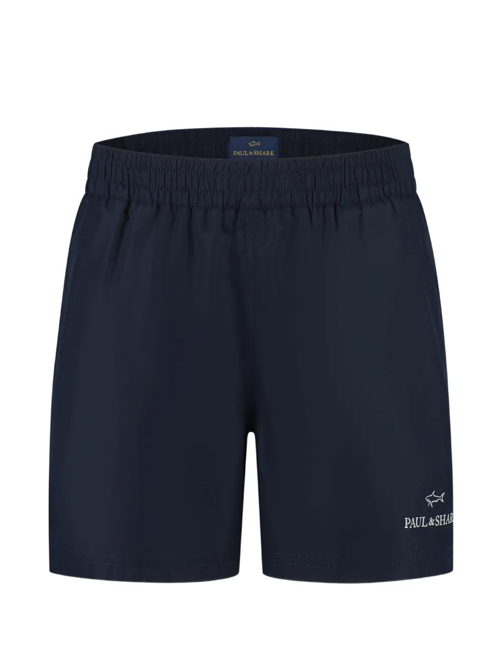 Paul & Shark Junior logo-print swim shorts - Blu