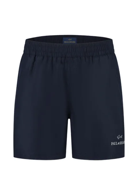 Paul & Shark Junior logo-print swim shorts