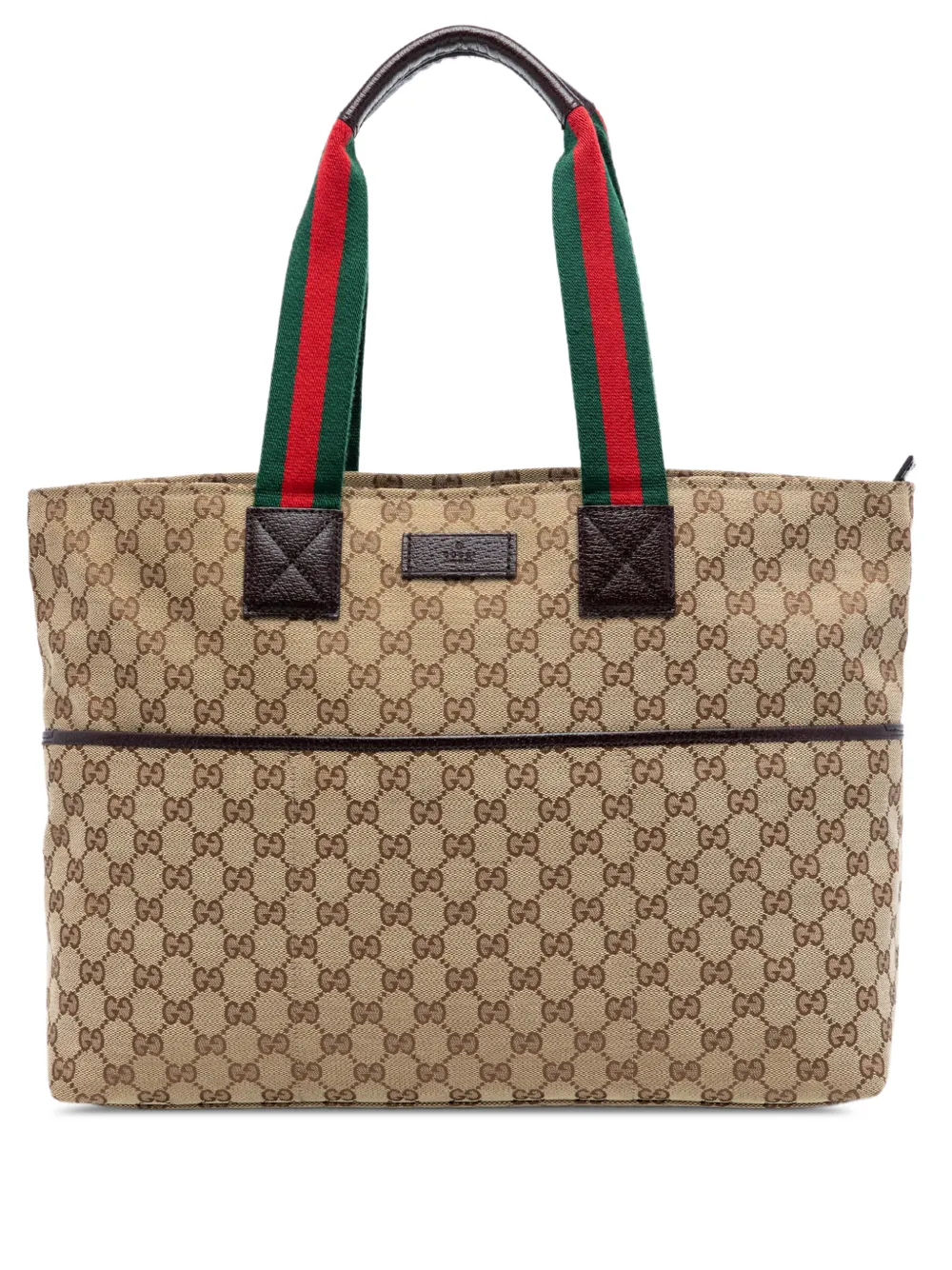 Gucci Pre-Owned 2016-2025 GG Canvas Web tote bag - Toni neutri